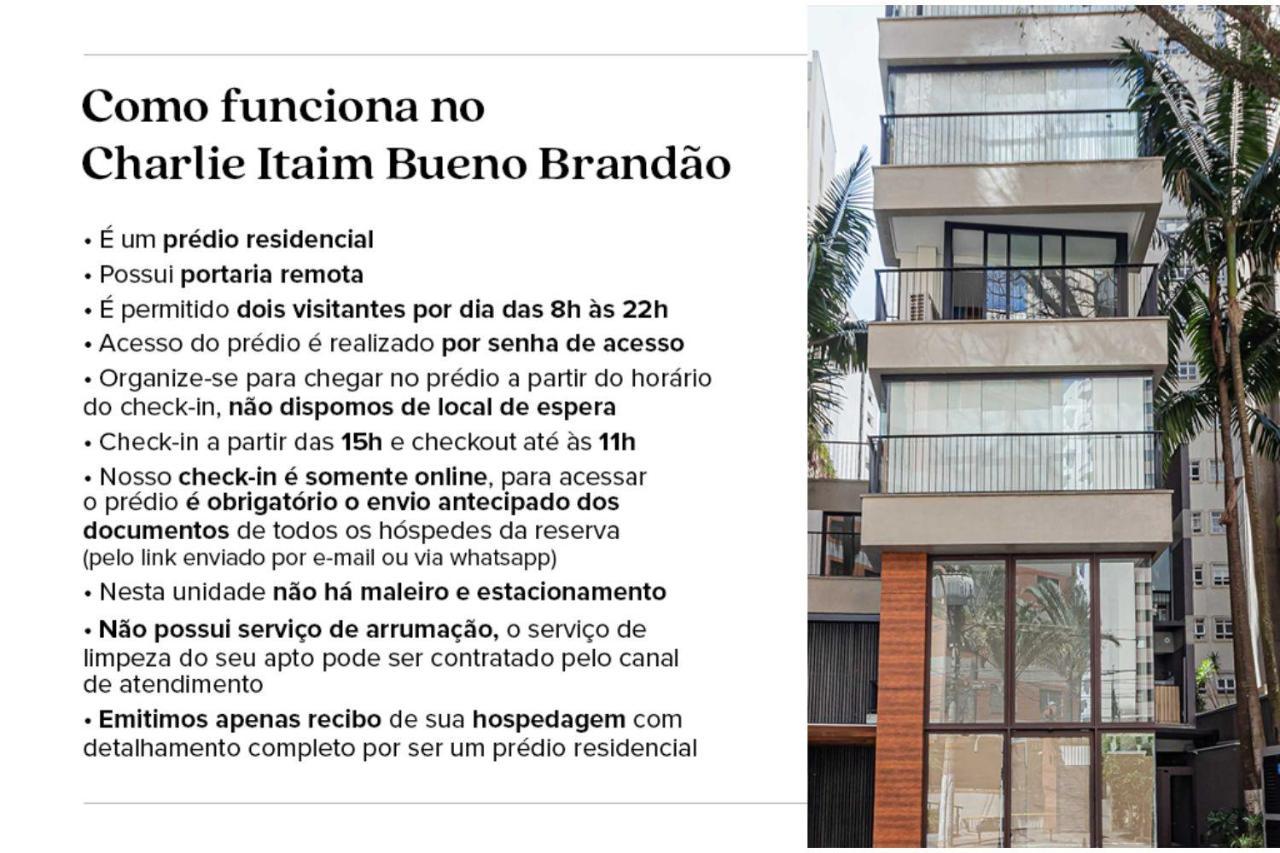 Charlie Itaim Bueno Brandao Apartment Sao Paulo Exterior photo